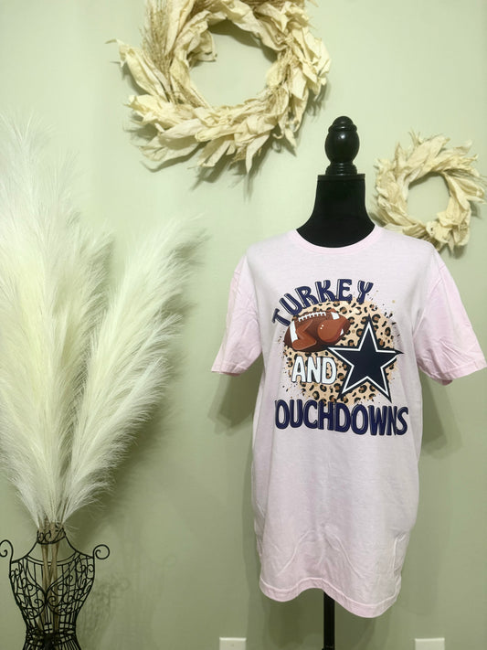 Turkey & Touchdowns T-Shirts