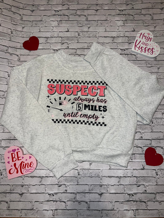Suspect Crop Sweatshirt