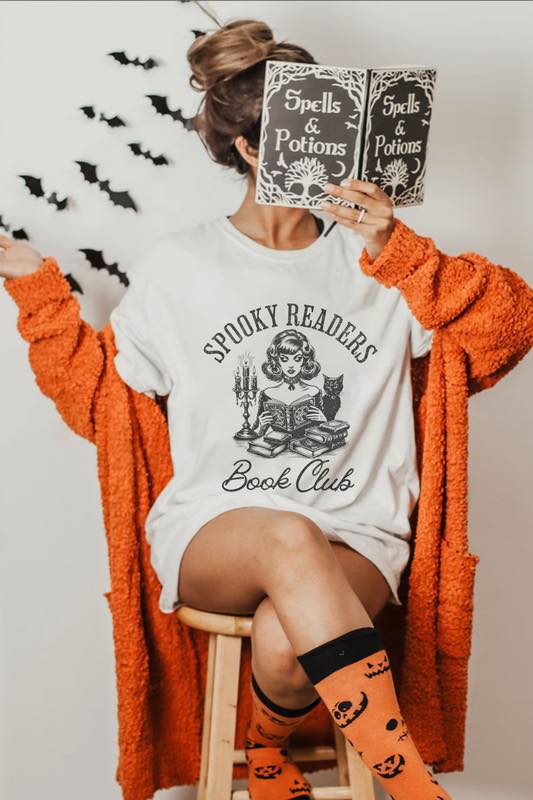 Spooky Readers Book Club Graphic Tee (PREORDER)